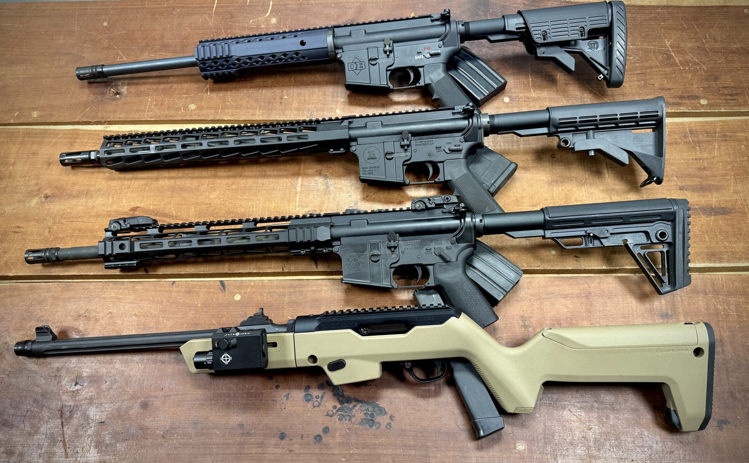 FOUR USED SEMI-AUTO RIFLE OPTIONS UNDER 500 EACH