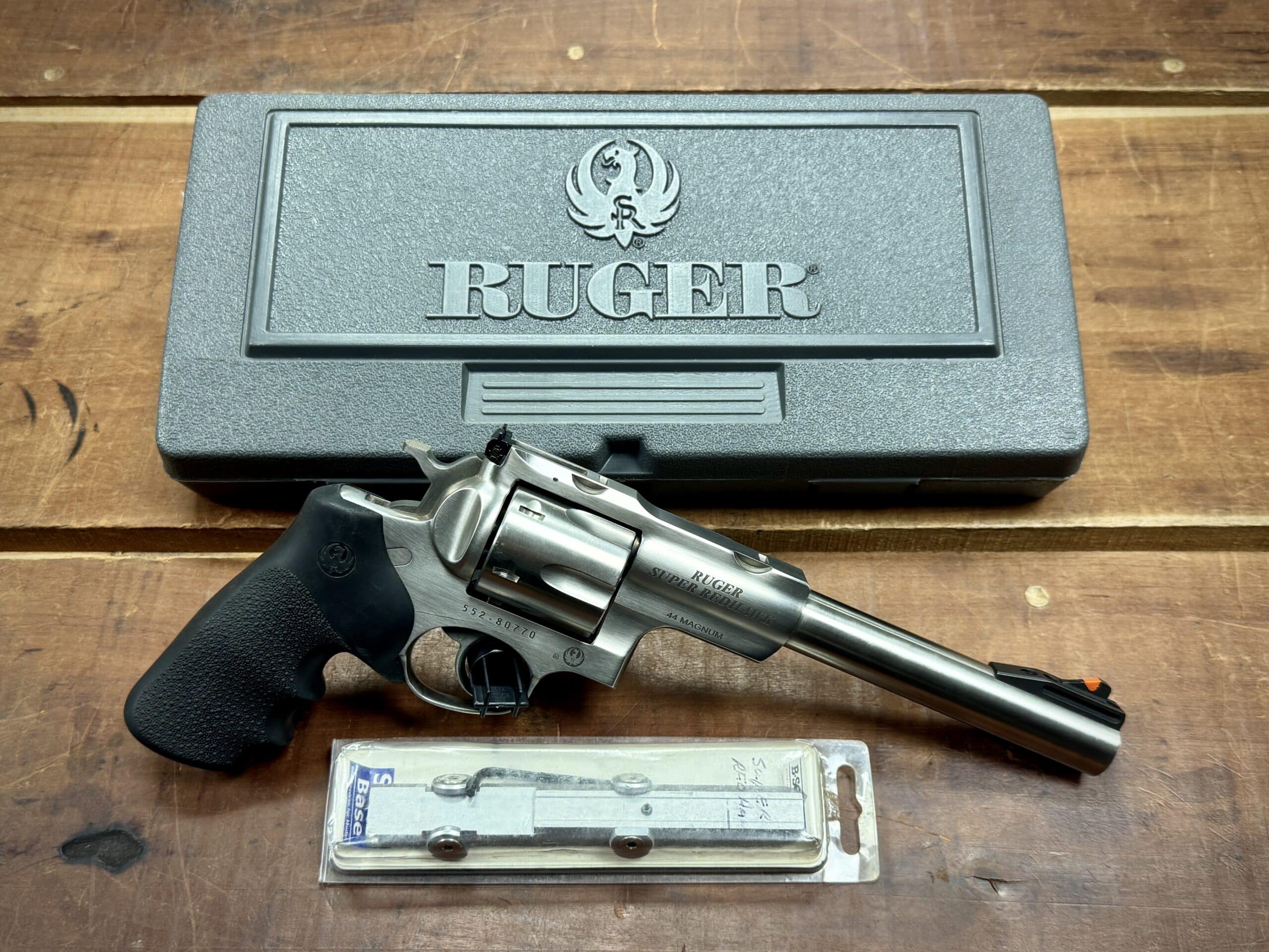 RUGER SUPER REDHAWK 2014 MODEL WITH SCOPE BASE - Image 2