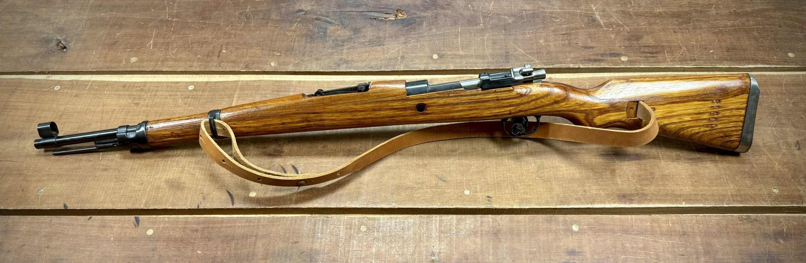 MITCHELL'S MAUSERS CHAMBERED IN 8MM MAUSER WITH BOX AND PAPERS AND BAYONET - Image 5