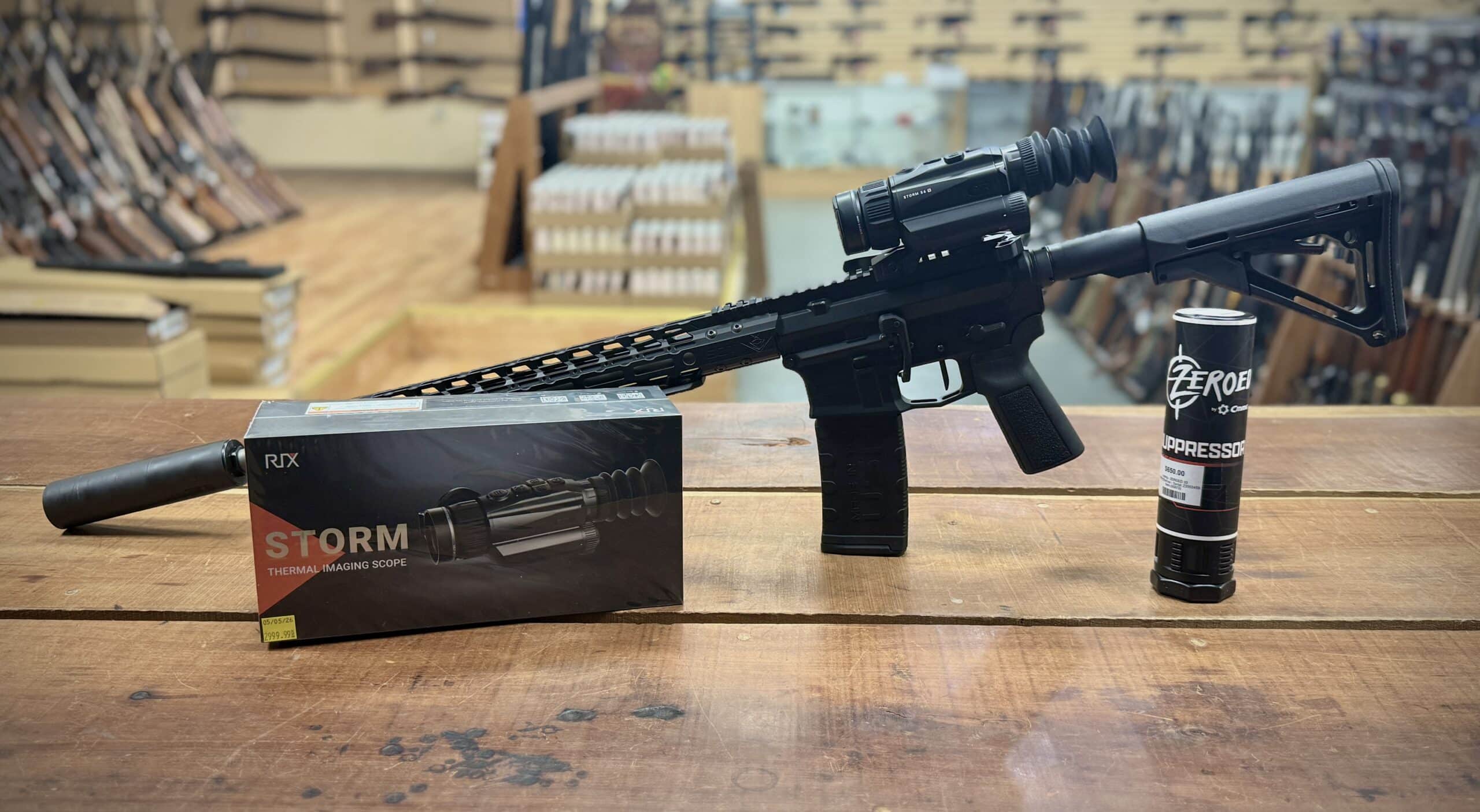 AERO PRECISION M4E1 RIFLE WITH RIX STORM THERMAL SCOPE & CMMG ZEROED 30 - Image 9