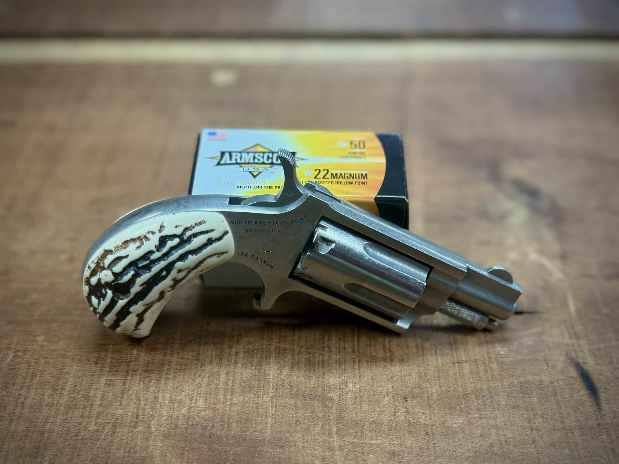 NAA NORTH AMERICAN ARMS 22 MAGNUM REVOLVER