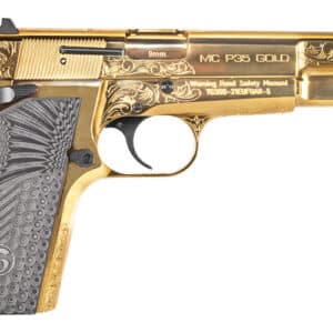 MCP35 9MM Gold Engrvd 4.87" G10 Ambi 15+1