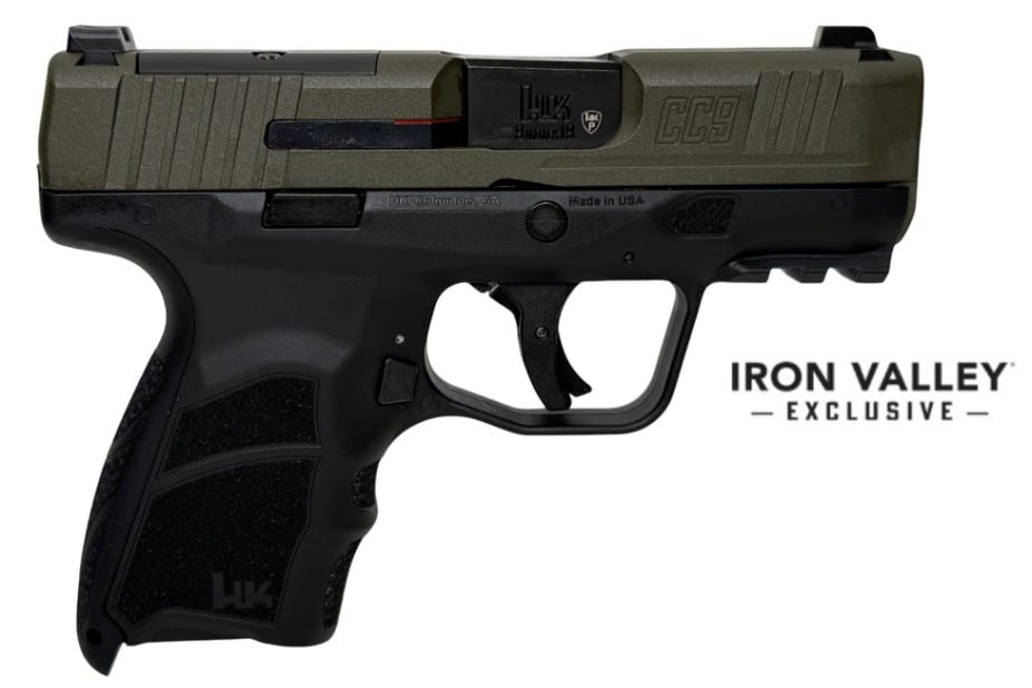 CC9 Micro Comp 9mm 3.32" OR Grn/Blk 2/10-rd IVS