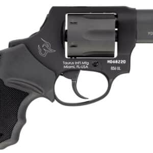 Taurus 2-856021ULCH 856 Ultra-Lite 38 Special +P 6rd 2" Matte Black Carbon Steel Cylinder & Barrel Matte Black Anodized Aluminum Frame Black Rubber Grip (Concealed Hammer)