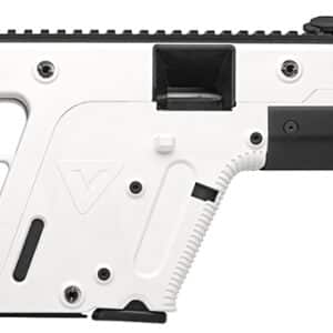 Kriss USA KV22CAP00 Vector CRB Gen2 Full Size 22 LR 10+1 Black Nitride Threaded Barrel, Alpine Cerakote Picatinny Rail Aluminum Receiver, Alpine White 6 Position Collapsible Synthetic Stock, Alpine Po