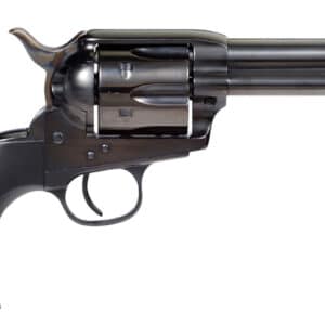 Taylors & Company 555162 Devil Anse 357 Mag Caliber with 4.75" Blued Finish Barrel, 6rd Capacity Blued Finish Cylinder, Color Case Hardened Finish Steel Frame & Matte Black Wood Grip