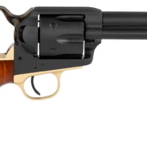 Taylors & Company 550430 Old Randall 357 Mag Caliber with 4.75" Barrel, 6rd Capacity Cylinder, Overall Blued Finish Steel & Walnut Navy Size Grip