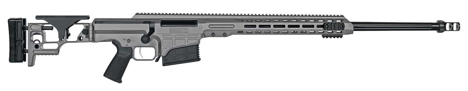 Barrett 18480 MRAD 338 Lapua Mag 26" 10+1 Gray Gray Folding with Adjustable LOP Stock Black Polymer Grip Right Hand