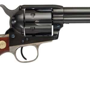 Cimarron MP410B1401 Pistoleer 45 Colt (Long Colt) 6 Shot 4.75" Blued Stainless Steel Barrel, Blued Cylinder, Blued Steel Frame, Walnut Grip, Exposed Hammer