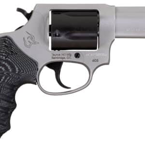 Taurus 260535NSVZ Defender 605 SA/DA 357 Mag/38 Special +P 5rd 3" Matte Stainless Steel Barrel, Matte Black Cylinder, Matte Finish Stainless Steel Frame, Black/Gray VZ Grip, Night Front Sight