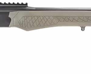 Rossi SSP20TKY Tuffy Turkey 20 Gauge 1rd 26" Alloy Steel Barrel & Receiver w/Matte Black Finish, Synthetic OD Green Fixed Thumbhole Stock w/Shell Holder, Ambidextrous (Youth)