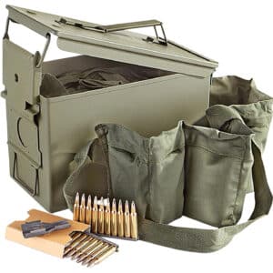 PMC 223AMB Bronze 223Rem 55gr Full Metal Jacket 840 Per Box/2 Case *Includes Ammo Can & Bandoleer