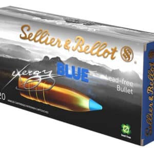 Sellier & Bellot SB65XA eXergy 6.5Creedmoor 120gr TAC EX Blue 20 Per Box/12 Case
