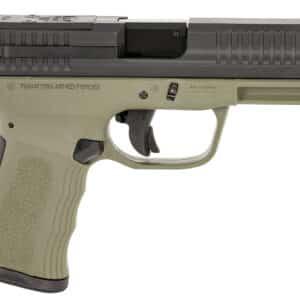 FMK FMKG49OD G3 9mm Luger 14+1 4" Stainless Steel Barrel, Black Optic Cut/Serrated Carbon Steel Slide, OD Green Polymer Frame w/Picatinny Rail, Black Backstrap Grip