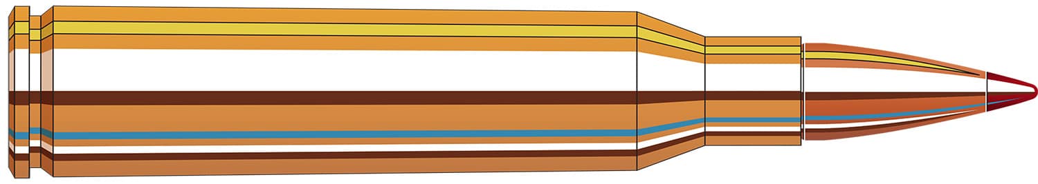Hornady 82318 Custom 338LapuaMag 240gr CX 20 Per Box/6 Case