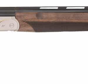 TriStar 33138 Trinity II Full Size 410 Gauge Break Open 3" 2rd 28" Black Over/Under Vent Rib Barrel, Acid Etched w/24K Gold Inlay Stainless Steel Receiver, Fixed Turkish Walnut Stock, Right Hand