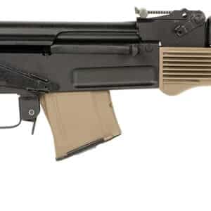 Arsenal SAM7R-62FDEM SAM7R 7.62x39mm 10+1 16.25" Black Chrome Lined Steel Barrel, Black Steel Receiver, Fixed Flat Dark Earth Synthetic Stock & Polymer Grip