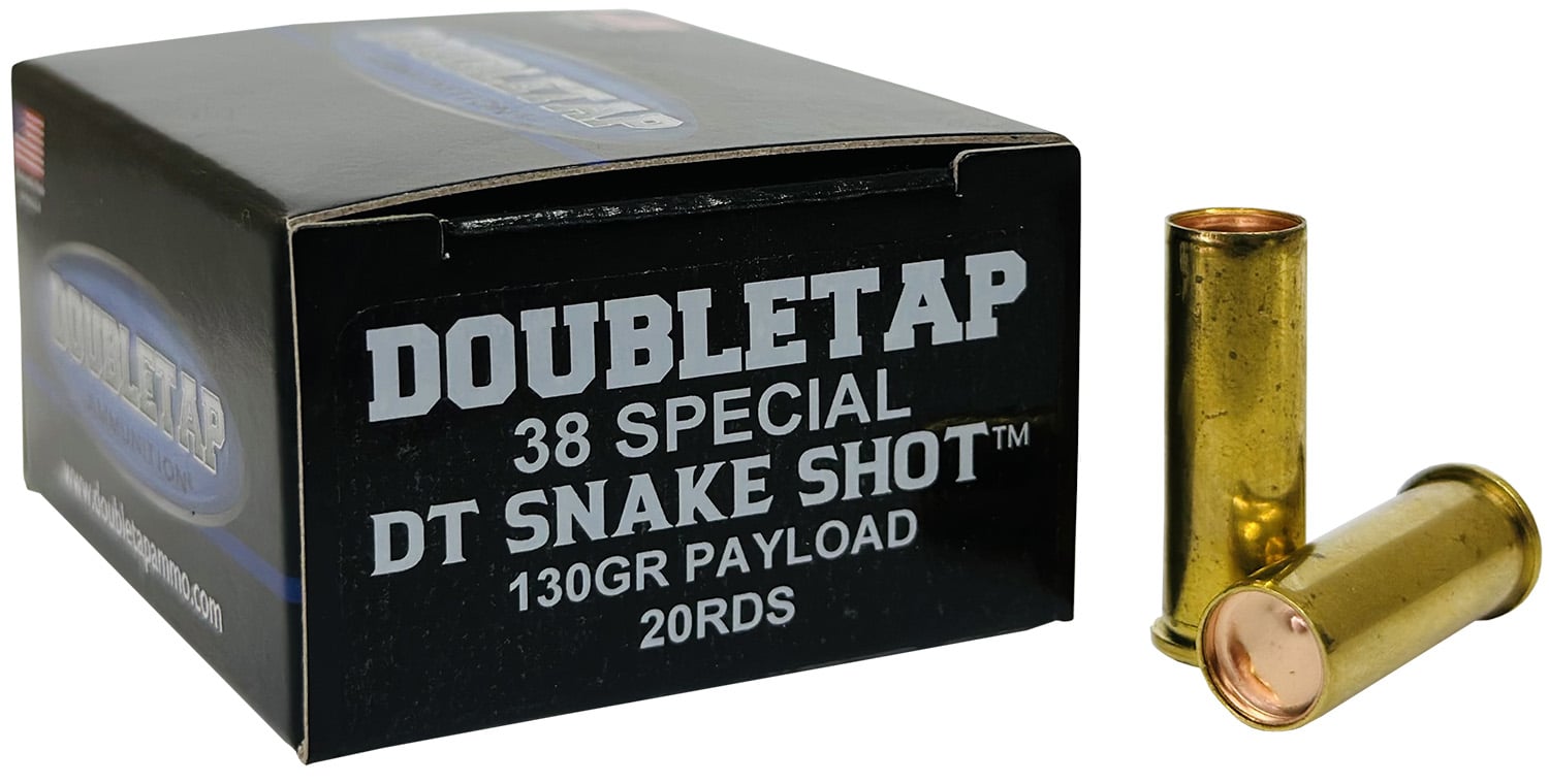 DoubleTap Ammunition 38SPSS2 Snake Shot 38Special 130gr 20 Per Box/50 Case