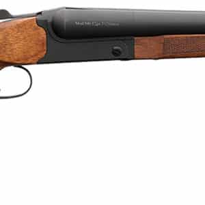 Charles Daly 930360 500 Field 12 Gauge Break Open 3" 2 20" Black Side By Side Barrel, Black Steel Receiver, Fixed Walnut Stock
