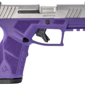 Taurus 1-GX2939DP-10 GX2 9mm Luger 10+1 3.37" Matte Stainless Steel Barrel, Matte Serrated Stainless Steel Slide, Dark Purple Polymer Frame w/Picatinny Rail, Polymer Grip