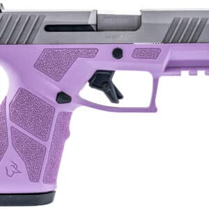Taurus 1-GX2939LP GX2 9mm Luger 13+1 3.37" Matte Stainless Steel Barrel, Matte Serrated Stainless Steel Slide, Light Purple Polymer Frame w/Picatinny Rail, Polymer Grip