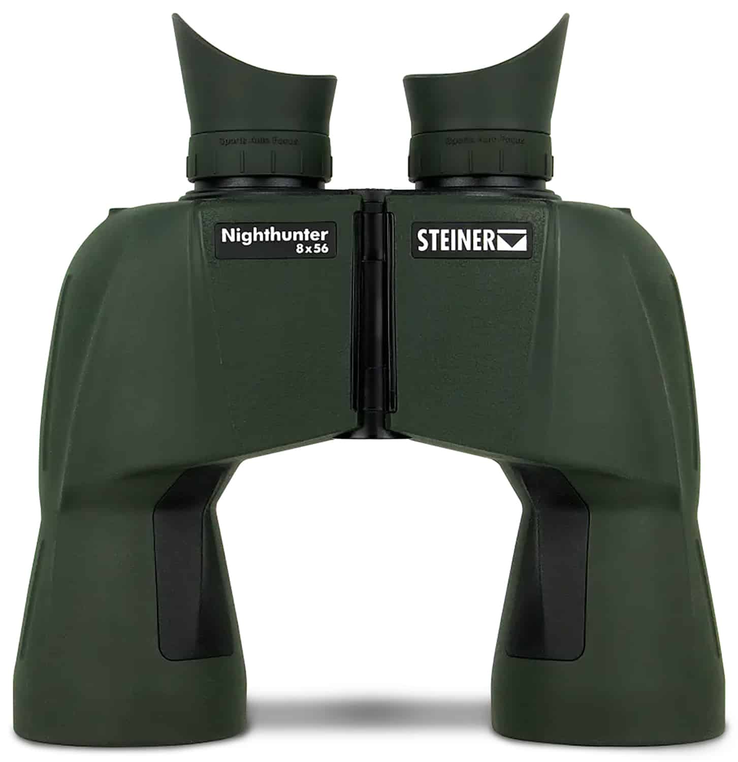 Steiner 2070 Nighthunter 8x56mm BaK-4 Porro Prism, Auto Focus, Matte Green Makrolon w/Rubber Armor