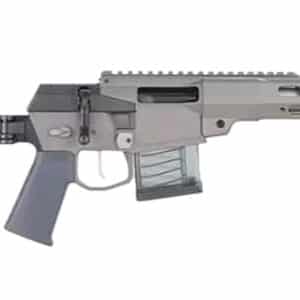 Q LLC MINIFIX55612INPISTOL Mini Fix 5.56 NATO 12" Gray Tapered Threaded Barrel, M-LOK Handguard, Gray Picatinny Rail Receiver, Adj Folding Stock, Polymer Grip