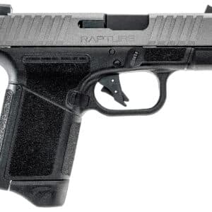 Gforce Arms GF932512BN Rapture Sub-Compact Frame 9mm Luger 12+1 3.25" Black Steel Barrel, Nickel Steel Optic Cut/Serrated Slide, Black Cerakote Polymer Frame, Shield RMSc/RMR Footprint