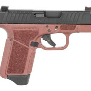 Gforce Arms GF932512CB Rapture Sub-Compact Frame 9mm Luger 12+1 3.25" Black Steel Barrel, Black Steel Optic Cut/Serrated Slide, Red Cerakote Polymer Frame, Shield RMSc/RMR Footprint