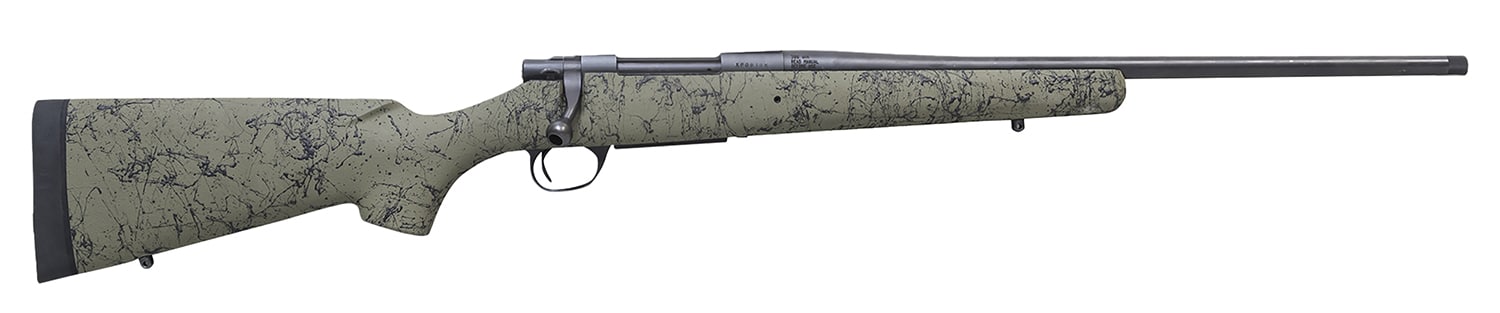 Howa HHSSL708ODG 1500 Superlite Gen2 Full Size 7mm-08 Rem 3+1 20" Black Threaded Barrel, Matte Blue Steel Drilled & Tapped Receiver, OD Green w/Black Webbing HS Precision Synthetic Stock, Right Hand