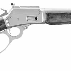 Marlin 70453 1894 Trapper 10mm Auto 10+1 16.10" Matte Stainless Threaded Barrel, Matte Stainless Steel Receiver, Black Fixed Laminate Stock