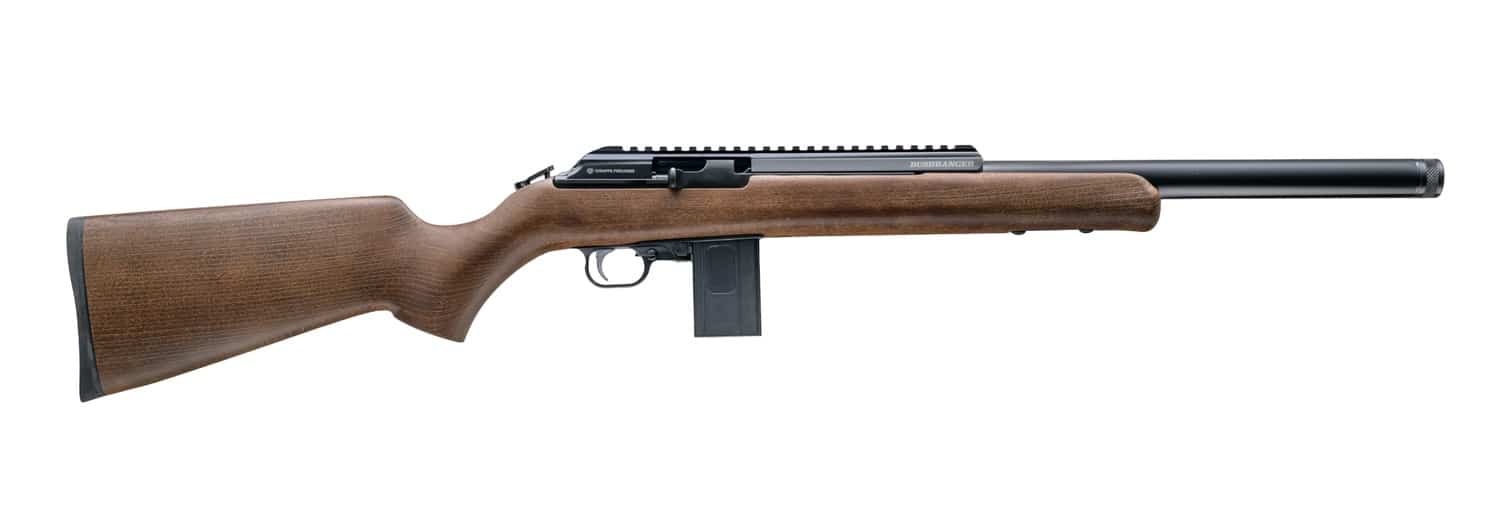 Chiappa Firearms 500282 M1 Carbine BushRanger 22 LR 10+1 22" Blued Threaded Barrel, Picatinny Rail Receiver, Walnut Fixed Stock