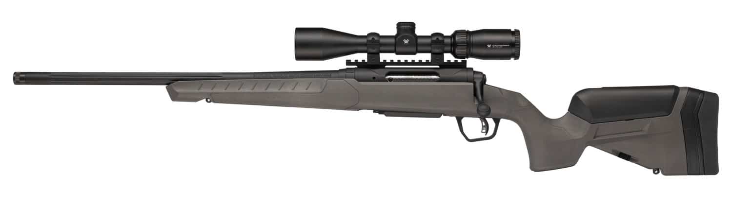 Savage Arms 32496 110 Trailblazer 300 Win Mag 3+1 22" Fluted Barrel, Flat Dark Gray Adj LOP Synthetic Stock, Left Hand