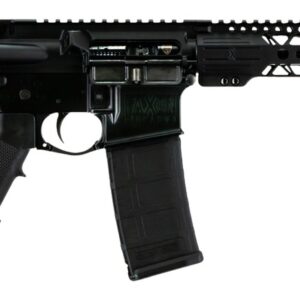 Faxon Firearms FXSPT556105SA9 Sport 5.56 NATO 30+1 10.50" Black Nitride SOCOM Threaded Barrel, Aluminum Receiver w/Picatinny Rail, M-LOK Handguard, Black Polymer KAK Shockwave Pistol Brace, Ergonomic