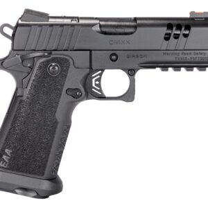 Girsan 395065 Witness2311 CMXX 9mm Luger 17+1 4.25" Black Ported w/Integral Compensator Bull Barrel, Black Steel Lightening Cut/Optic Ready/Serrated Slide, Black Polymer Frame w/Beavertail & Picatinny