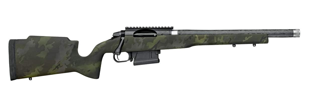 Proof Research 151570 Elevation MTR 2.0 7mm PRC 3+1 20" Carbon Fiber Match Grade Threaded Barrel, Black Receiver w/Picatinny Rail, Midnight Camo Proof Fixed Carbon Fiber Stock, Right Hand