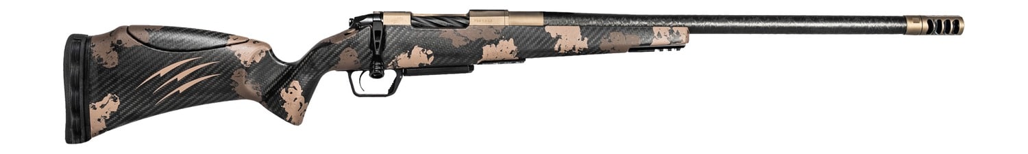 Fierce Firearms RIVSCX22CM20BDS Carbon Rival XP 2.0 22 Creedmoor 20" Smoked Bronze Cerakote Spiral Fluted Stainless Steel Barrel & Drilled & Tapped Receiver, Desert Shadow Camo Adj Comb Carbon Fiber S