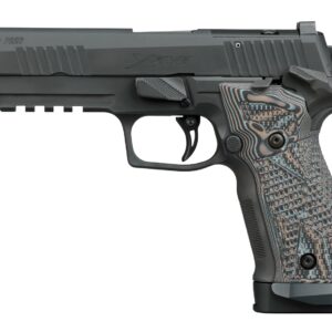 Sig Sauer 226X59XTMSAORXSL P226 XFive Extreme Full Size 9mm Luger 20+1 5" Bull Barrel, Black Nitron Stainless Steel Optic Ready/Serrated Slide & Frame w/Beavertail & Picatinny Rail, Custom Hogue G10 P