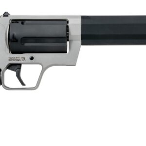 Taurus 2-JUDGE65 Judge 45 Long Colt/410 Gauge 5 Shot 6.50" Stainless Steel Barrel & Frame, Black Stainless Steel Cylinder, Black Rubber Grip, Transfer Bar Safety