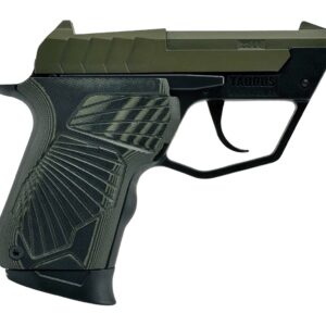 Taurus 1-22TUC13-ODG 22TUC Micro-Compact 22 LR 9+1 2.50" OD Green Tip-Up Barrel, OD Green Cerakote Serrated Slide, Black Polymer Frame, VZ G10 Grip
