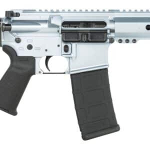 Shark Coast Tactical SCC07114AGC-P Arctic Gun Candy 5.56 NATO 30+1 10.50" Black Nitride Threaded Barrel, Aluminum Receiver w/Picatinny Rail, M-LOK Handguard, SB Tactical SBA3 Brace, Polymer Grip