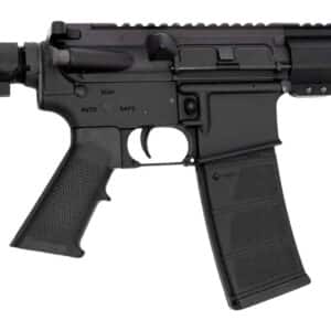 Andro Corp Industries 5568CB ACI-15 CQB 5.56 NATO 30+1 8" Black Nitride Threaded Barrel, Black Anodized Aluminum Receiver w/Picatinny Rail, M-LOK Handguard, Black Polymer SBA3 Pistol Brace, Black A2 G