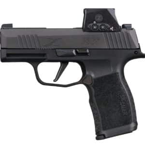 Sig Sauer 365X9BXR3RXSL10 P365X w/Optic Micro-Compact 9mm Luger 10+1 3.10" Black Barrel, Black Nitron Stainless Steel Serrated w/Sig ROMEO-X SIG-LOC Reflex Sight, Black Stainless Steel Frame w/Accesso