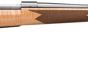 Winchester Repeating Arms 535218220 Model 70 Super Grade 308 Win Caliber with 5+1 Capacity, 22" Barrel, High Polished Blued Metal Finish & Gloss AAA Maple Stock Right Hand (Full Size)