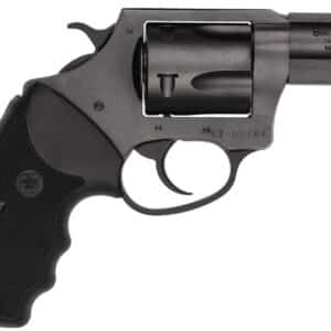 Charter Arms 13520 Mag Pug Large 357 Mag, 5 Shot 2.20" Black Ported Steel Barrel, Black Steel Cylinder & Frame w/Black Finger Grooved Rubber Grip