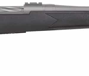 Mossberg 28005 Patriot 243 Win 5+1 22" Stainless Cerakote Fluted Barrel, Stainless Cerakote Receiver Drilled & Tapped, Black Fixed Synthetic Stock, Right Hand