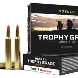 Nosler 60047 Trophy Grade 7mmSTW 160gr Nosler AccuBond 20 Per Box/10 Case