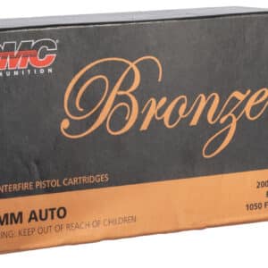 PMC 10A Bronze 10mmAuto 200gr Full Metal Jacket Truncated Cone 50 Per Box/20 Case