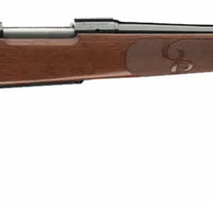 Winchester Guns 535201212 Model 70 Featherweight Compact 243 Win Caliber with 5+1 Capacity, 20" Barrel, Brushed Polish Blued Metal Finish & Satin Walnut Fixed Feather Checkered Stock Right Hand