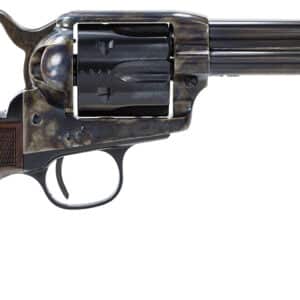 Taylors & Company 4107DE Smoke Wagon Deluxe 357 Mag 6rd 4.75" Blued Cylinder & Barrel Color Case Hardened Steel Frame Checkered Walnut Grip (Taylor Tuned)